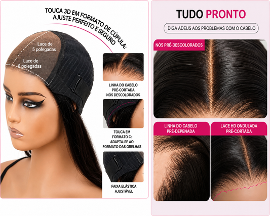 Peruca Kinky Curly / Kinky
